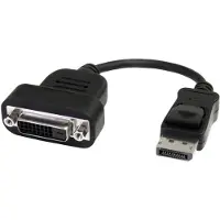 StarTech.com DP2DVIS - Videoadapteri, Musta