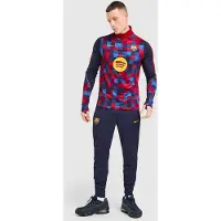 Nike F.c. Barcelona Strike Men's Dri-Fit Football Knit Pants - Navy - L