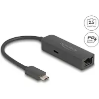 DeLOCK – USB Type-C Adapter to 2.5 Gigabit LAN with Power Delivery 100 watt (66938)