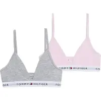 Tommy Hilfiger Underwear Rintaliivit meleerattu harmaa / roosa / musta / valkoinen