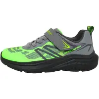 SKECHERS Tennarit 'MICROSPEC VELOCITY' basaltinharmaa / neonvihreä / musta
