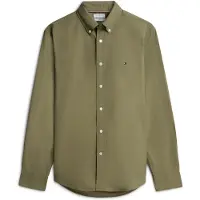 Tommy Hilfiger Flex Poplin Solid Rf Shirt - Khaki green - XL