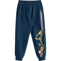 Lindex Joggers With Brushed Inside - Navy - 98