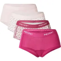Pieces Hipsterit vaaleanruskea / roosa / magenta / valkoinen