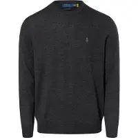 Ralph Lauren Washable Wool Crewneck Sweater - Grey - XL
