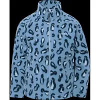 Didriksons Kids' Monte Printed Full-Zip Penguino Blue 130