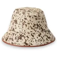 Ralph Lauren for woman. 455P18123001 Beige calfskin fisherman's hat (OSFA), Brown, Casual, Leather