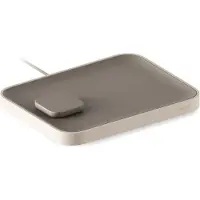TwelveSouth Valet - Leather Charging Tray | Qi2 15W | USB-C 35W | Paupe