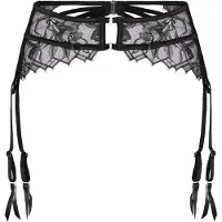 Hunkemoller Sukkanauhaliivi 'Bea' musta