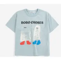 BOBO CHOSES Booty Ghosts T-paita Light Blue Light Blue 2-3 Y Sininen 2-3 vuotta Pojat, Tytöt