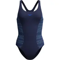 Speedo Placement Muscleback Swimsuit - Navy - 44