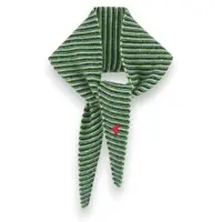 Bellerose for woman. BW262016 K1791S Dusol green striped scarf (OSFA), Casual, Wool