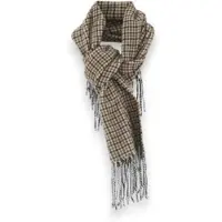 Bellerose for woman. BW262835 F2645F Beige plaid Milan scarf (OSFA), Casual, Wool