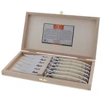 Jean Dubost Veitset valkoiset 2,5mm, 6 kpl Laguiole