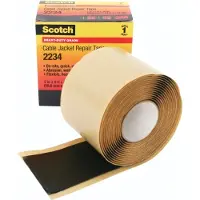 3M Mastik Tape Scotch 2234, 50 mm x 1,8 m kabelreparationstape, sort