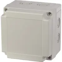 Fibox Kotelo, PC, metriset kolkutusaukot Harmaa kansi 6016309 Universalkabinet 130 x 130 x 100 Polykarbonat Gråhvid (RAL 7035) 1 stk