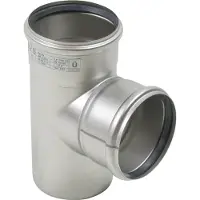 Blücher gr.rør 87.5gr.110mm - m.O-rengas RF AISI 304.Alm RF stål