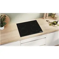 Bosch Serie | 4 PIE631BB5E - Induktiokeittotaso - 4 levyä - Niche - leveys: 56 cm - syvyys: 49 cm - kehyksetön, - fasetti - musta