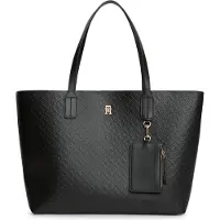 Tommy Hilfiger Ostoskassi 'TOTE MONO' musta