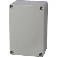 Fibox Montageboks Polycarbonat 80 x 120 x 55 mm med gråt dæksel IP 66 og IP 67 Euronord series