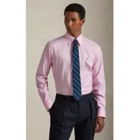 Ralph Lauren for man. 712968980001 Pink Custom Fit oxford shirt (38), Casual, Cotton, Classic, Long sleeve