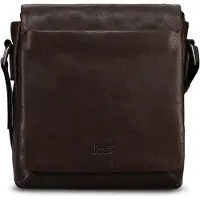 JOST Bags Glasgow Crossbody-laukku S RFID-suoja Nahka 23 cm Ruskea