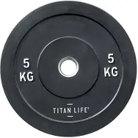 Titan Life Rubber Bumper Plate, Levypainot Bumper