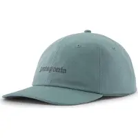 Patagonia Graphic Trad Cap Text Logo: Blue Sage One Size