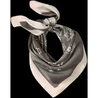 Lindex Scarf - Khaki green - ONE SIZE