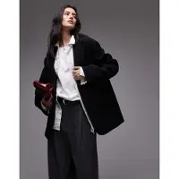 Topshop Tslouise Oversized Blazer Tlr Noos - Black - 40