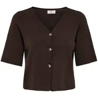 JDY Jdyastra 3/4 V-Neck Button Cardigan Knt - Brown - XS