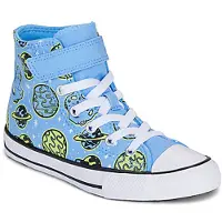 Converse Ctas 1V Hi Lt. Blue/Neon Mantis/Black - Blue - 28