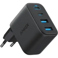 Anker Zolo 50W:n seinälaturi - 2x USB-C, 2x USB-A - musta