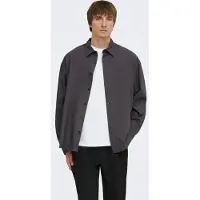 Only & Sons Onsnila Stripe Ls Loose 0632 Shirt - Grey - L