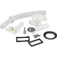 Juvel Intra waste and overflow set with plug