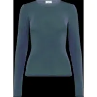 Gina Tricot Slim Fit Long Sleeve Top - Blue - XS
