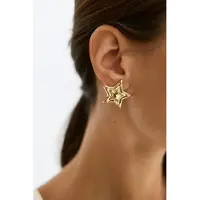 Gina Tricot  - Stainless steel earrings - Korvakoru - Kulta - ONESIZE - Naiset