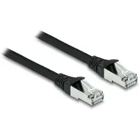 DeLOCK 80137, 5 m, Cat6a, S/FTP (S-STP), RJ-45, RJ-45, Musta