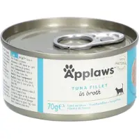 Applaws 24x70g in Broth tonnikalafilee kissan märkäruoka