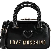 Love Moschino Nero Käsilaukku Nahka 21 cm Musta
