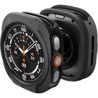 Spigen Samsung Galaxy Watch Ultra2 Liquid Air TPU Suojakuori - 47mm - Musta