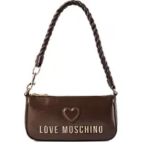 Love Moschino Cipria Olkalaukku Nahka 25 cm Ruskea