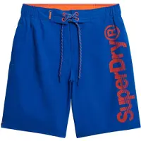 Superdry for man. M3010224A Blue Classic swimsuit (M), Beachwear, Recycled Polister