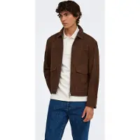 Only & Sons Onsnikolaj Suede Jacket Otw - Brown - L
