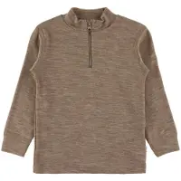 Joha Paita Half-Zip Merinovilla, Brown, 110