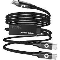 Mobile Origin CB10 140W Dual Charge USB-C Cable - 1.2m