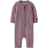Name it Nbfwrilla Wool Ls Knit Suit - Purple - 68