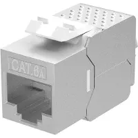 Pro Keystone-moduuli RJ45 CAT 6A, STP, ohut