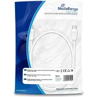 MediaRange MRCS162, Liitäntäkaapeli, Valkoinen, 1,5 m