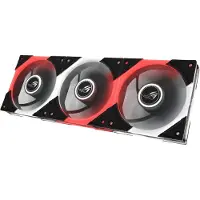 Asus ROG Eurux GR120 ARGB Reverse -kotelotuuletin, 3 kpl, 120 mm, musta